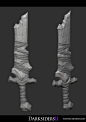 Darksiders 2 - Misc, Hunter Mortenson : A bunch of random odds and ends I worked on for DS2. 

Some weapons for death, and some environment textures/props made to help out the environment team meet deadlines during production.