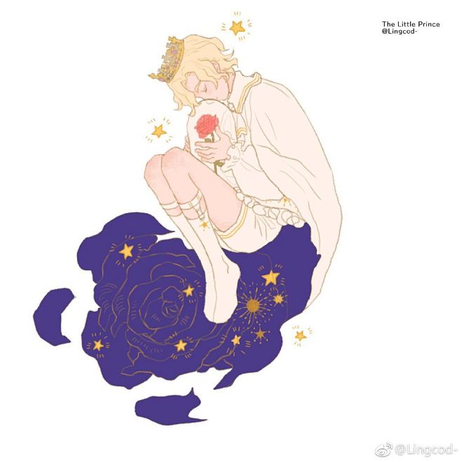 去年画的小王子系列胶带终于快上架啦 .....