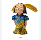 稀奇限量雕塑向京作品《我看到了幸福》你好，梵高！9月14号发货-tmall.com天猫