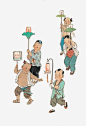灯笼小孩高清素材 png 设计图片 免费下载 页面网页 平面电商 创意素材 png素材