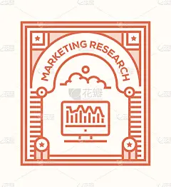 市场调研图标概念