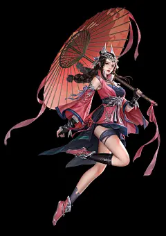 武侠少女, Li zi : 立绘