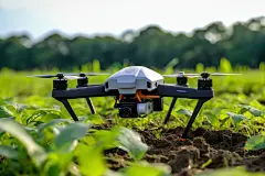 室外先进农业科技助农摄影图