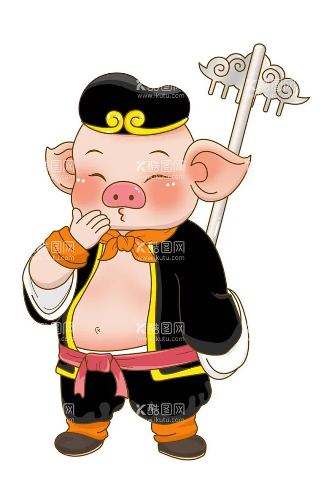 西游记猪八戒 - 源文件下载【酷图网】Q版西游记,新版西游记,卡通西游记,师徒四人唐僧,沙僧,孙悟空,猪八戒,拟人,可爱人物,动画人物,-花瓣网