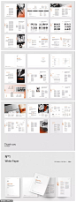 白皮书宣传册画册品牌手册杂志房地产楼书杂志设计模板