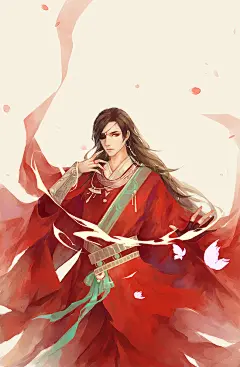 天官赐福 同人图 插画 壁纸 | 花城 | 半次元-第一中文COS绘画小说社区