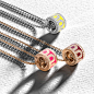 L’Arc de DAVIDOR 18k gold ⁠ beads with  lacquered ceramic from my photoshoot for @davidor