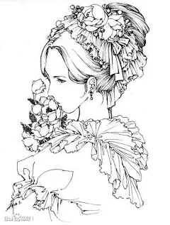 古风线稿_看图_插画交流吧_百度贴吧
