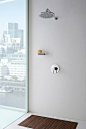TERRA - WALL-MOUNTED BATH & SHOWER MIXER WITH HAND SHOWER SET - Bath taps from Graff | Architonic : TERRA - WALL-MOUNTED BATH & SHOWER MIXER WITH HAND SHOWER SET - Designer Bath taps from Graff ✓ all information ✓ high-resolution images ✓ CADs..
