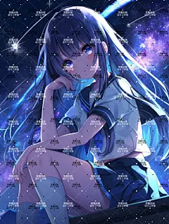 AI版权二次元女206