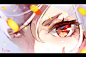 ❤关注公众号：星期五治愈星球，精美插画天天更新
眼睛的描绘 #二次元# 
Artist : れいた 日曜 南リ16b (C97）
Twi：Reita2019