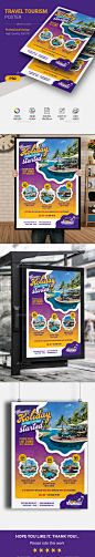 Travel Poster - Signage Print Templates