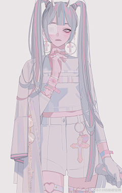 是鱼崽崽呀采集到韩国画师inplick的作品