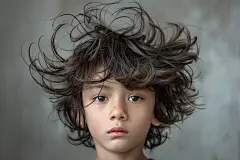 潮流小男孩发型图片