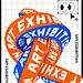 字体旋转艺术手机海报
