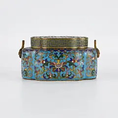 18th c. Chinese Cloisonne Hand Warmer
