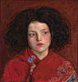 Ford Madox Brown/福特·马多克斯·布朗 1821年-1893年

【单图赏析/油画】

The Irish Girl/爱尔兰女孩 1860年