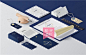 23PSD素材高档办公用品文具公司LOGO名片宣传册品牌VI设计模型-淘宝网