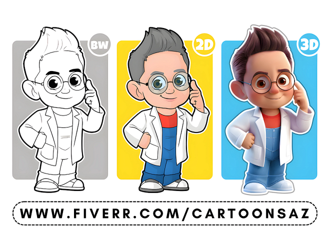 3d Character, 2d Cha...