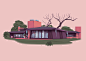 A map of Frank Lloyd Wright homes : A map of Frank Lloyd Wright homes in (nearly) every state