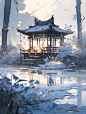 可商素材|雪景