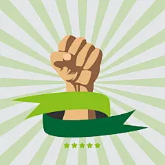 努力奋斗拼搏海报矢量图高清素材 几何 努力 奋斗 开心 扁平 拳头 拼搏 渐变 矢量图 平面广告 设计图片 免费下载