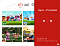 YouTube Kids 视频应用界面设计，来源自黄蜂网http://woofeng.cn/