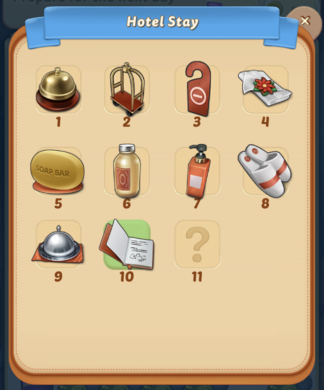 Merge Mansion Item List Guide (1)