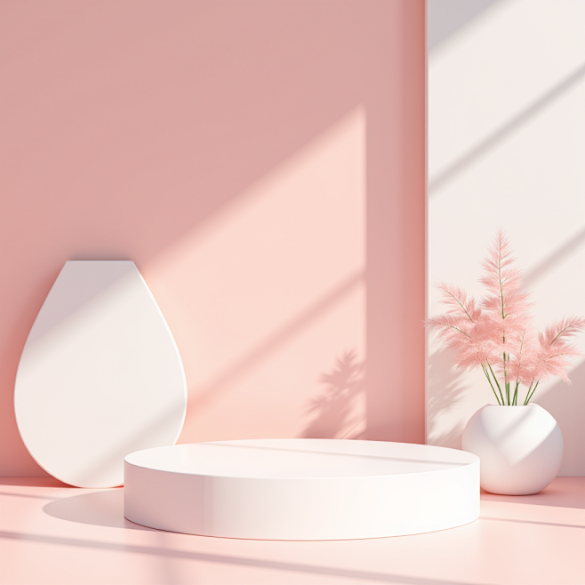 电商展台C4D简约高级