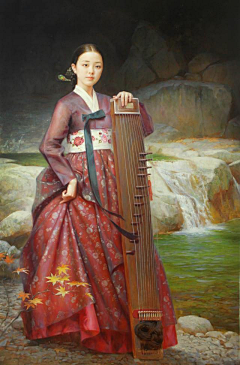 xiarilinfen采集到朝鲜人物油画