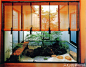 中式日本庭院禅意风格日式户外景观园林景致设计方案参考资料图片-淘宝网