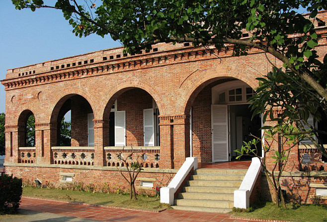 打狗英国领事馆位于高雄市鼓山区,高雄港北.