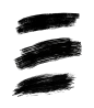 笔触, 刷子, 墨迹, 线, 抽象, 墨水, 黑色的, 剪出