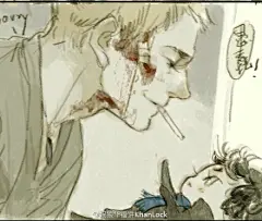 “Don't worry,Sherlock.”“愚蠢!”——来自大侦探的关心#才不##士兵与猫#