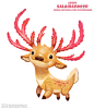 Daily Paint 2474. Salamandeer, Piper Thibodeau