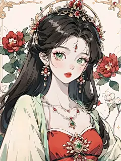 他不是不解风情，只是懒得解你的风情#古风头像 #好看头像 #头像分享 #古风插画 #AI插画 #头像 #壁纸 #美女 #AI #女生头像 - 小红书
