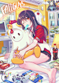 Anime 1771x2500 anime anime girls digital art artwork 2D portrait display vertical Fall Guys Zoff
