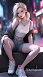 #AIイラス (M07G1,2) Gwen Stacy - namakxin的插画