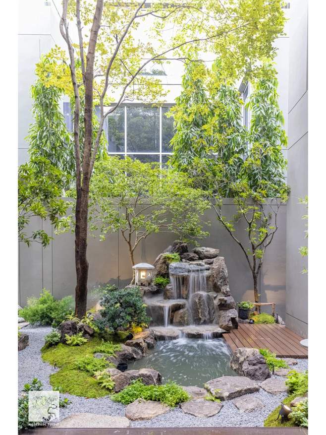 【日式庭院】假山、水池、杂木林_1_梦溪景观_来自小红书网页版