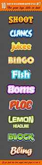 字体设计
10 Logo Graphic Style #7 : 10 Logo Graphic Styles #7 is the perfect file for you.There are a total of 10 different graphic styles.The file contains:1 Ai file with the styles,1 Tutorial.1 Preview imageAi file is saved in CS5 .5This is a link to the tu