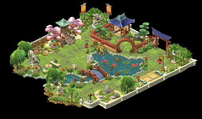 梦幻花园全景图拿去不谢看图梦幻花园吧百度贴吧