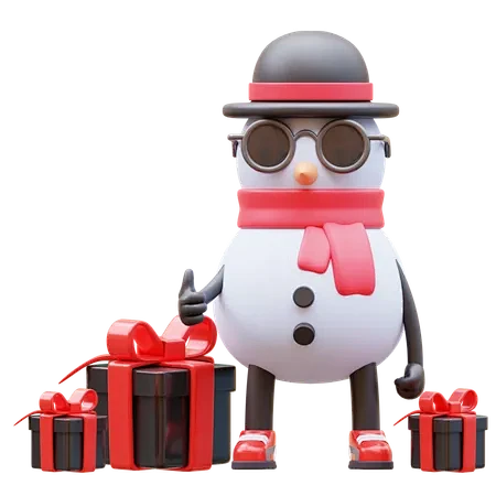 Snowman Character Is...