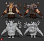 ATLAS REACTOR "Zuki", Jesse Sandifer : This was my last character I created while at Blur. I was responsible for character modeling, shading, texturing, and hair for Zuki.  Original game model and initial sculpt by Darren Pattenden. I provided t