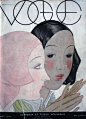 上世纪《Vogue》封面插画集合