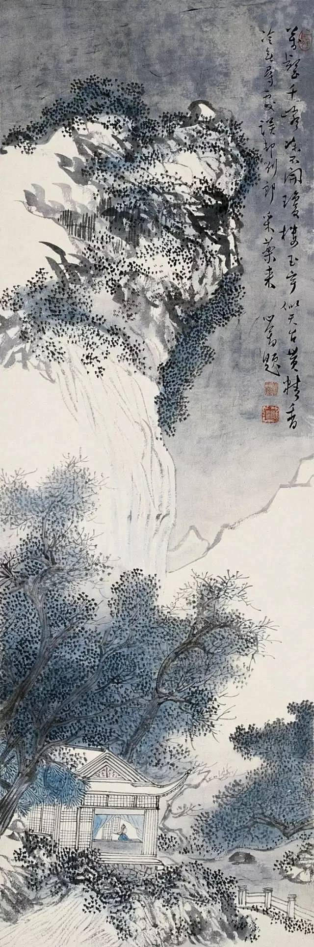 溥心畬的雪景山水，沁人心脾|溥儒|张大千...