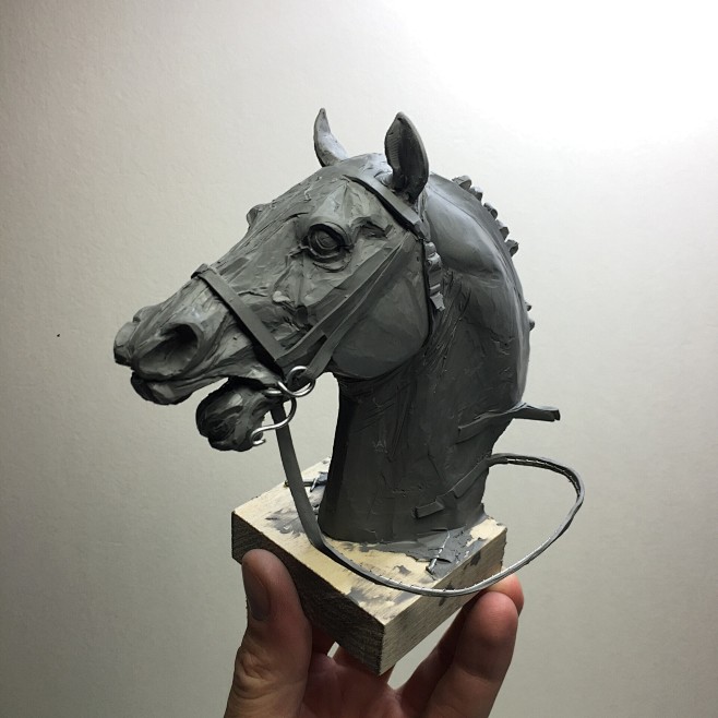 Horse head sketch
