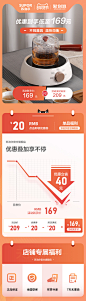 苏泊尔电磁炉电陶炉家用小型茶炉火锅多功能圆形煮茶炉凹面电池炉-tmall.com天猫