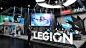Lenovo BGs Gaming furia Gamer Exhibition Design  Stand estande booth legion