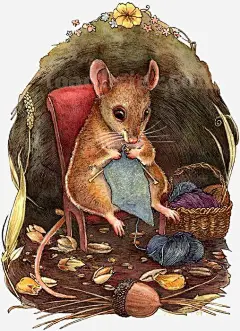 打毛衣的老鼠 免费下载 页面网页 平面电商 创意素材