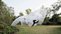 上海滴水湖畔落云亭：整体3D打印创造的独特展亭／创盟国际 : 当轻盈飘逸的“云彩”飘落到公共空间